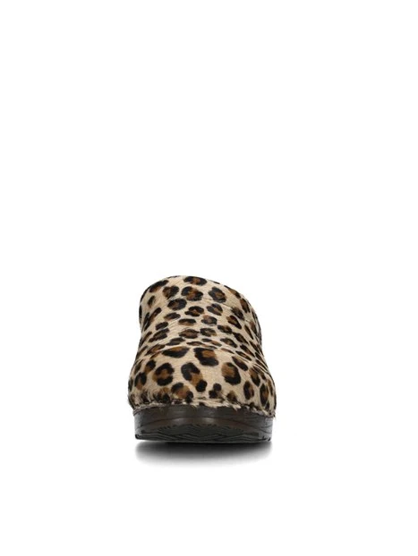 MOCASSINI LEOPARD DONNA MARRONE