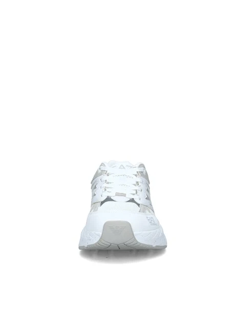 SNEAKERS PLATFORM CON LOGO UOMO BIANCO