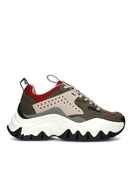 SNEAKERS PLATFORM TRAIL ONE MULTICOLORE DONNA VERDONE