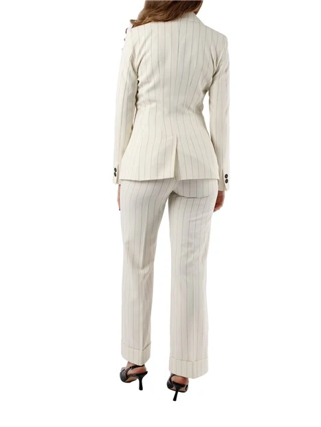 TAILLEUR GESSATO IN STUOIA DONNA BIANCO