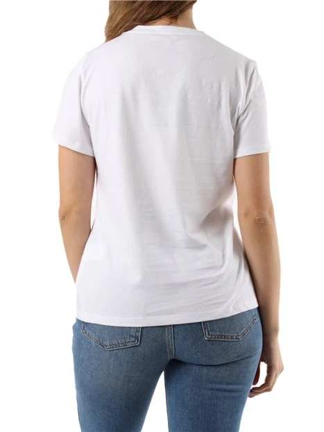 T-SHIRT MANICA CORTA IN JERSEY DONNA BIANCO