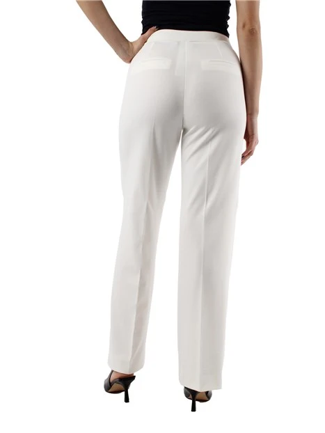 PANTALONI PALAZZO IN JERSEY DONNA BIANCO