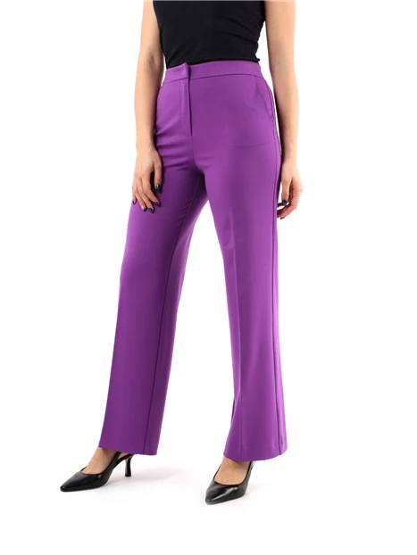 PANTALONI PALAZZO IN JERSEY DONNA VIOLA