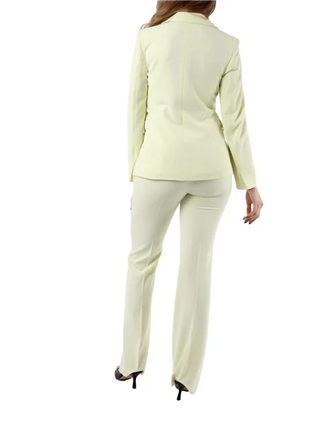 TAILLEUR IN TWILL DONNA GIALLO LIME