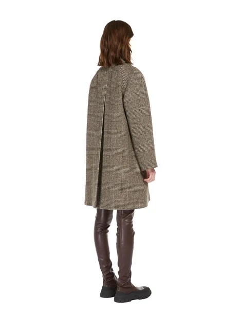 CAPPOTTO LUNGO MONOPETTO IN LANA DONNA BEIGE