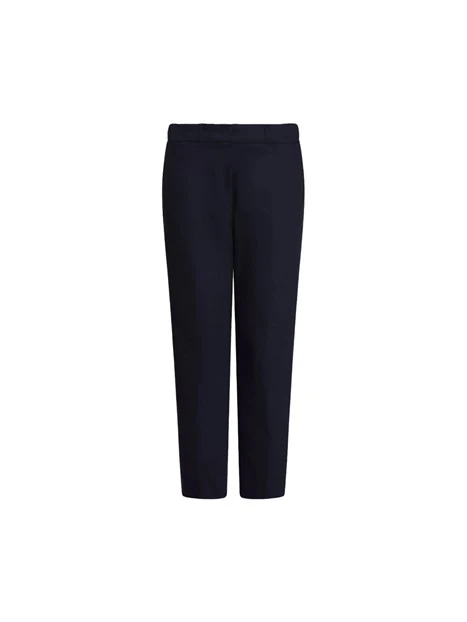 PANTALONI A SIGARETTA IN COTONE DONNA BLU