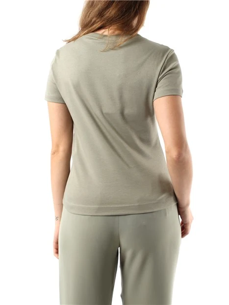 T-SHIRT MANICA CORTA MONOCHROME DONNA VERDE