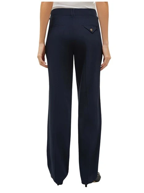 PANTALONI CHINO CON ALAMARI DONNA BLU