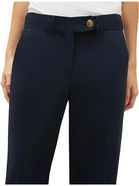 PANTALONI CHINO CON ALAMARI DONNA BLU