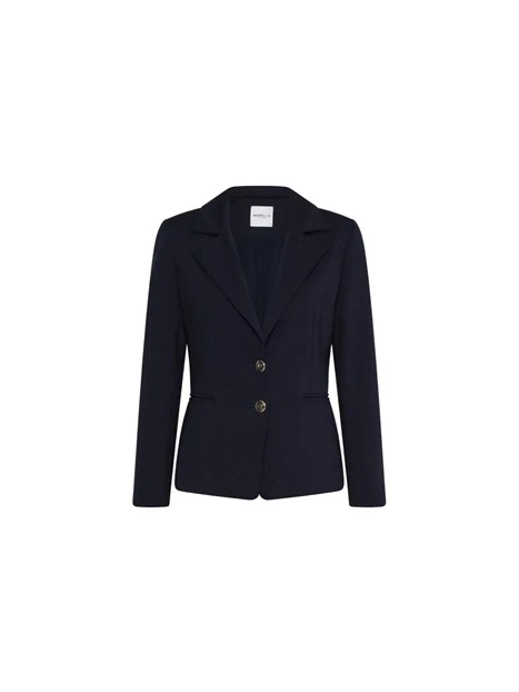 GIACCA BLAZER MONOPETTO IN PUNTO MILANO DONNA BLU