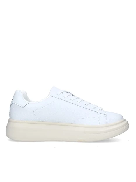 SNEAKERS BASSE BIG 01 CON LOGO UOMO BIANCO