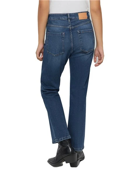 JEANS A ZAMPA BOOTCUT DONNA BLU