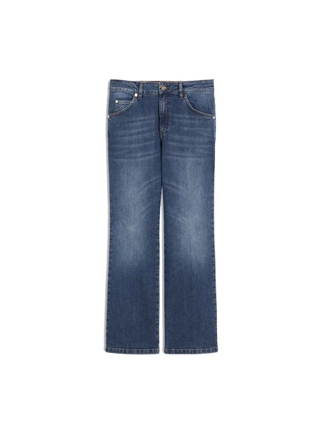 JEANS A ZAMPA BOOTCUT DONNA BLU