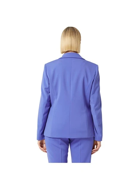 GIACCA BLAZER MONOPETTO IN CADY DONNA LILLA