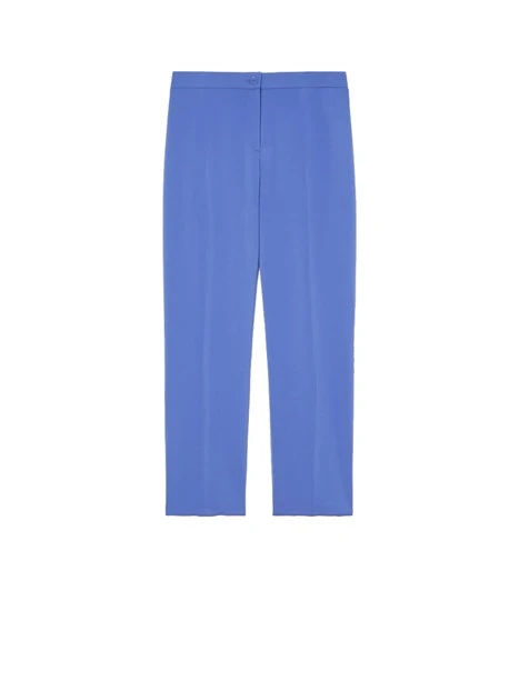 PANTALONI CHINO IN CADY IN TRAMA FLUIDI DONNA LILLA