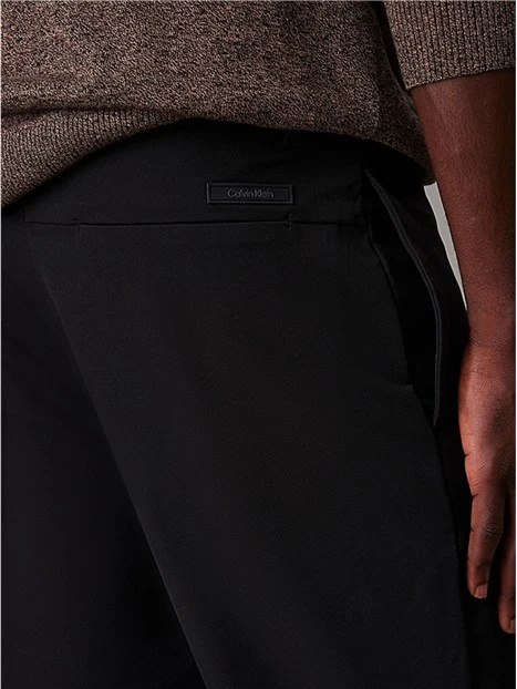 PANTALONI CHINO SLIM AFFUSOLATI UOMO NERO