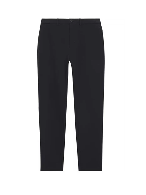 PANTALONI CHINO SLIM AFFUSOLATI UOMO NERO