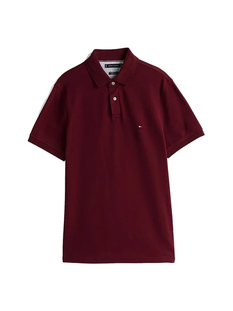 POLO MANICA CORTA 1985 CON LOGO BANDIERA UOMO ROSSO