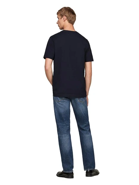 T-SHIRT MANICA CORTA CON TASCHINO UOMO BLU NAVY