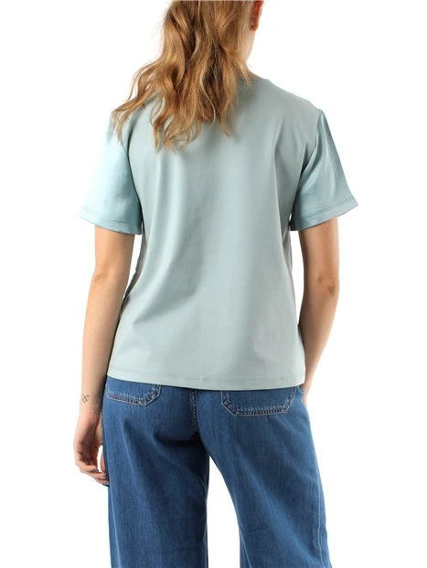 T-SHIRT IN RASO E JERSEY DONNA CELESTE