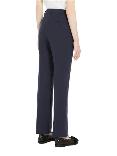 PANTALONI CROPPED IN JERSEY PUNTO MILANO DONNA BLU