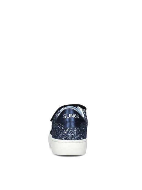 SNEAKERS BASSE Z44422K KATY GLITTER BAMBINA BLU