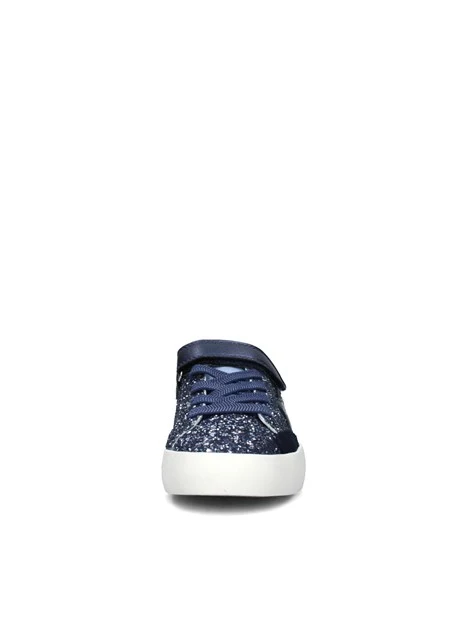 SNEAKERS BASSE Z44422K KATY GLITTER BAMBINA BLU