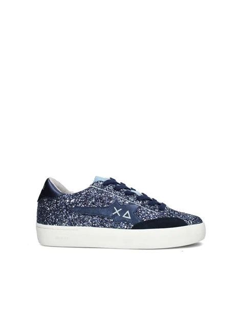 SNEAKERS BASSE Z44422T KATY GLITTER BAMBINA BLU