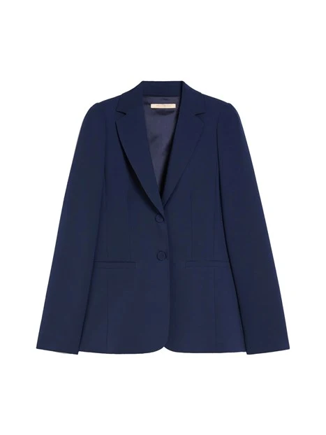 GIACCA BLAZER MONOPETTO IN CADY DONNA BLU