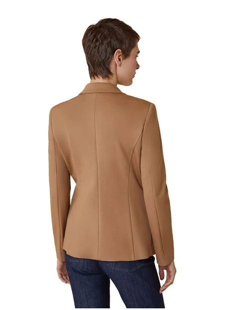 GIACCA BLAZER MONOPETTO SLIM FIT DONNA BEIGE