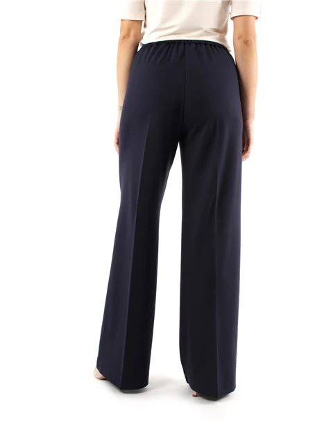 PANTALONI PALAZZO IN JERSEY DONNA BLU