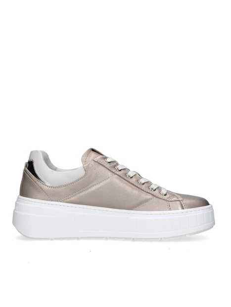 SNEAKERS PLATFORM E513091D DONNA PLATINO