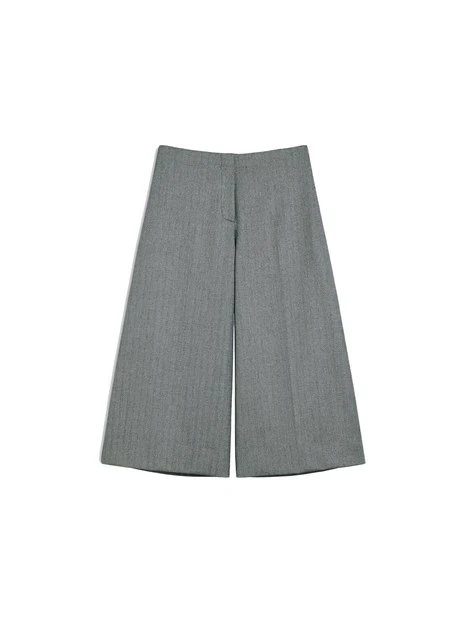 PANTALONI CROPPED DONNA GRIGIO