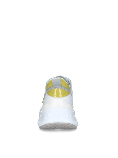 SNEAKERS PLATFORM ARIEL DONNA BIANCO GIALLO