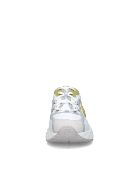 SNEAKERS PLATFORM ARIEL DONNA BIANCO GIALLO