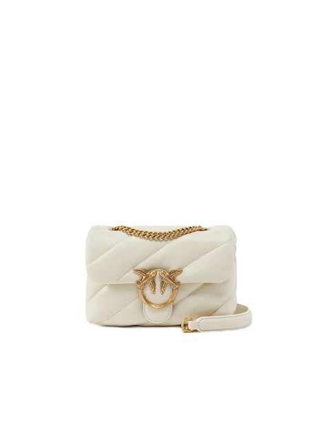 BORSA A SPALLA LOVE PUFF MINI DONNA BIANCO