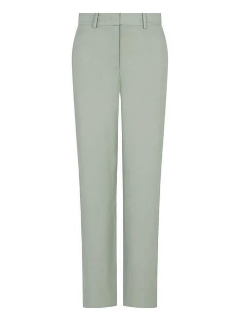 PANTALONI A SIGARETTA DONNA VERDE CHIARO