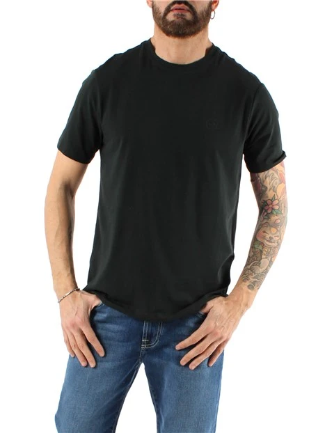 T-SHIRT MANICA CORTA IN JERSEY UOMO NERO