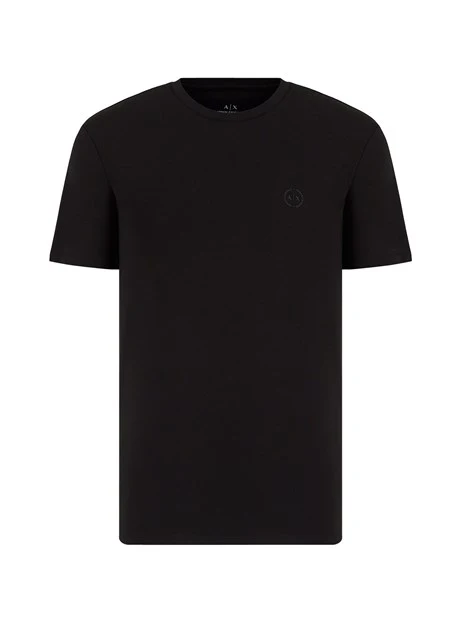 T-SHIRT MANICA CORTA IN JERSEY UOMO NERO