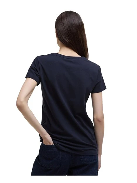 T-SHIRT MANICA CORTA HIGHLANDS DONNA BLU