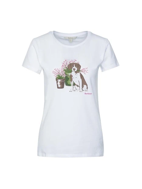 T-SHIRT MANICA CORTA BOWLAND DONNA BIANCO