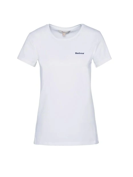 T-SHIRT MANICA CORTA SALTFORD CON LOGO DONNA BIANCO