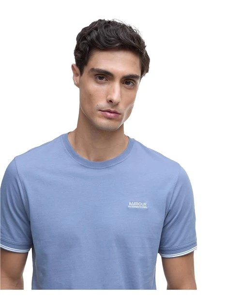 T-SHIRT PHILIP TIPPED UOMO BLU