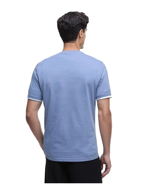 T-SHIRT PHILIP TIPPED UOMO BLU