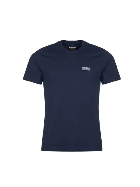 T-SHIRT MANICA CORTA CON LOGO PICCOLO UOMO BLU NAVY