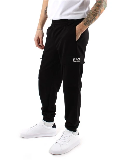 PANTALONI JOGGERS CARGO CORE IDENTITY UOMO NERO