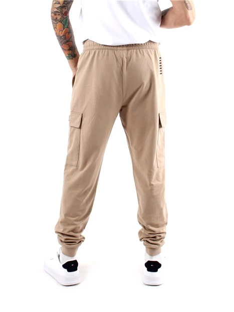 PANTALONI JOGGERS CARGO CORE IDENTITY UOMO BEIGE