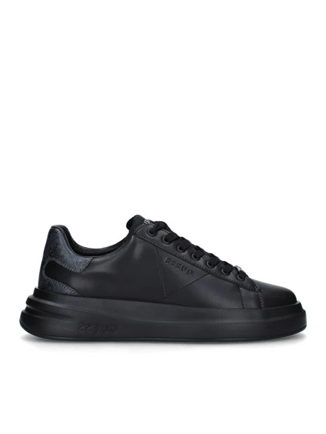 SNEAKERS BASSE ELBA MONOCOLORE UOMO NERO