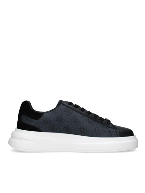 SNEAKERS BASSE ELBA CARRYOVER UOMO NERO BIANCO