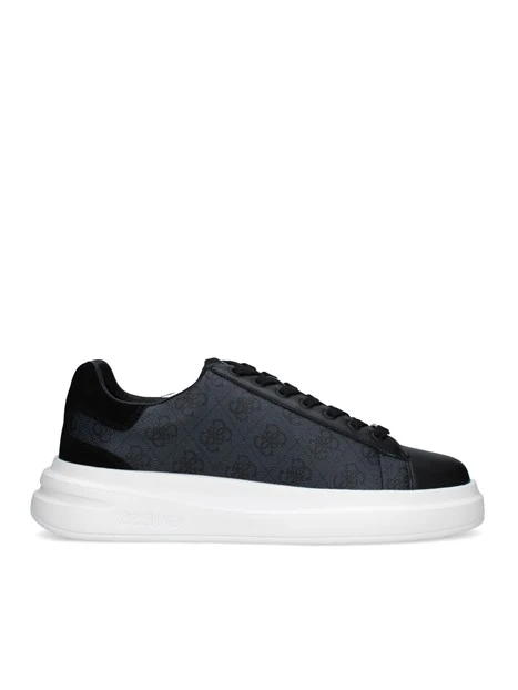 SNEAKERS BASSE ELBA CARRYOVER UOMO NERO BIANCO